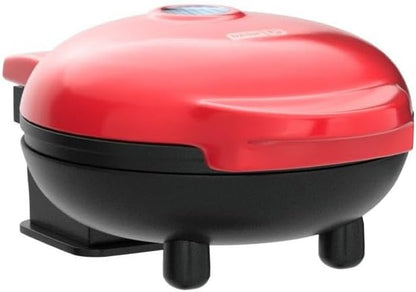 Mini Maker Set - Customized Treat Maker - Supports Multi-Function Cooking - Easy Cleanup and User-Friendly Design - Red - Waffle & Griddle Irons