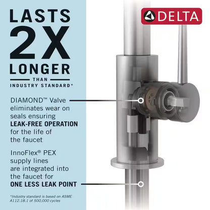 Delta Essa Touch/Touchless Venetian Bronze 16 in. H Pull Down Sprayer Kitchen Faucet with 360 Degree Spout Swivel