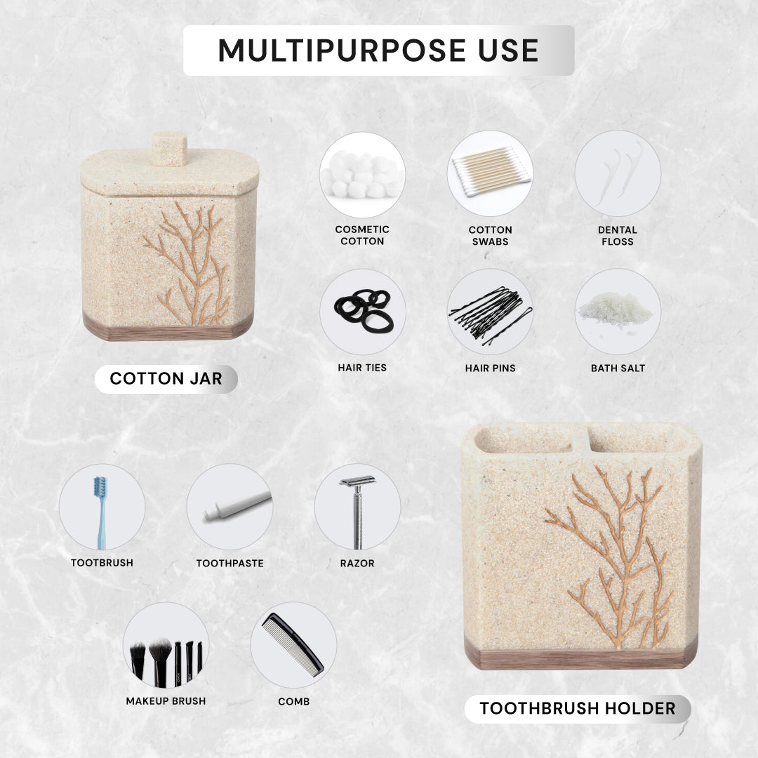 The Kent Essence Collection – Elegant Modern Bathroom Décor Accessories Set of 6