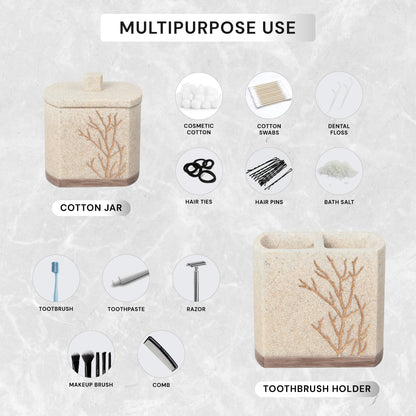 The Kent Essence Collection – Elegant Modern Bathroom Décor Accessories Set of 6