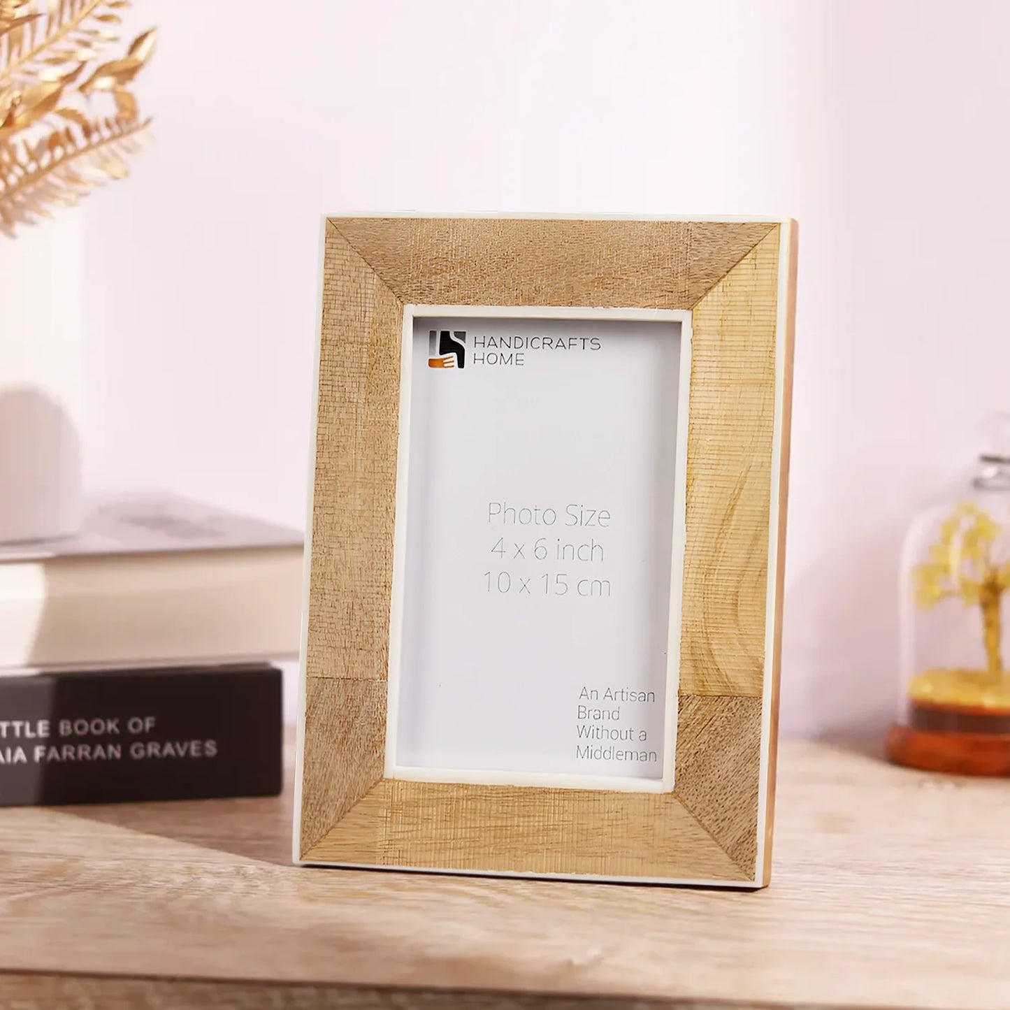 Wood Resin Inlay Picture Frame 4x6 5x7 Photo Frame Decor