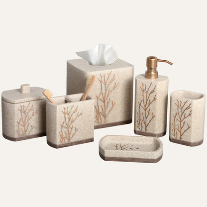 The Kent Essence Collection – Elegant Modern Bathroom Décor Accessories Set of 6