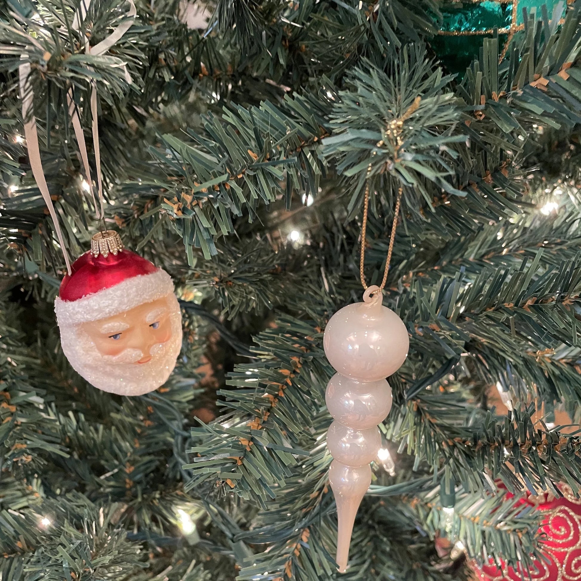 6 Ft Christmas Tree Prelit 200 White Lights. Full Realistic Artificial Fir Green Xmas