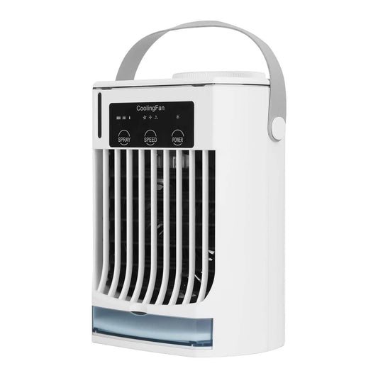 Portable Air Conditioner Fan Evaporative Humidifier 3 Speed Spray